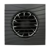 tichy koupelnovy ventilator dalap 125 dark z s casovym dobehem a zpetnou klapkou cerny 01