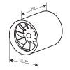 ventilator do potrubi vents 150 quietline rozmery