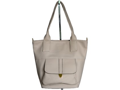 VELKÁ, ELEGANTNÍ KABELKA HARPER béžová