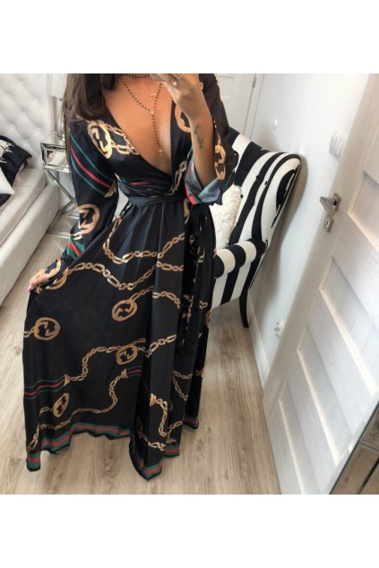 pp3978 sukienka ala gucci dluga czarna 1 1 125806