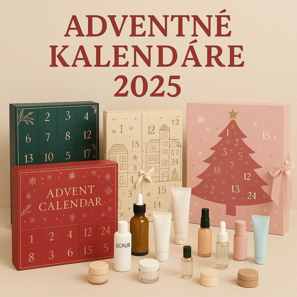 Adventné kalendáre plné kozmetiky pre rok 2025