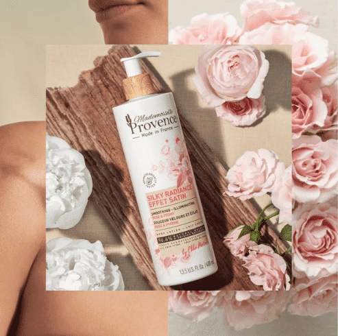 Telové mlieko ruža a pivónia Mademoiselle Provence