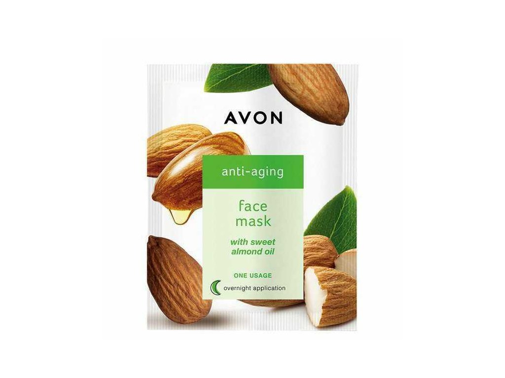 Omladzujúca pleťová maska s olejom zo sladkých mandlí AVON