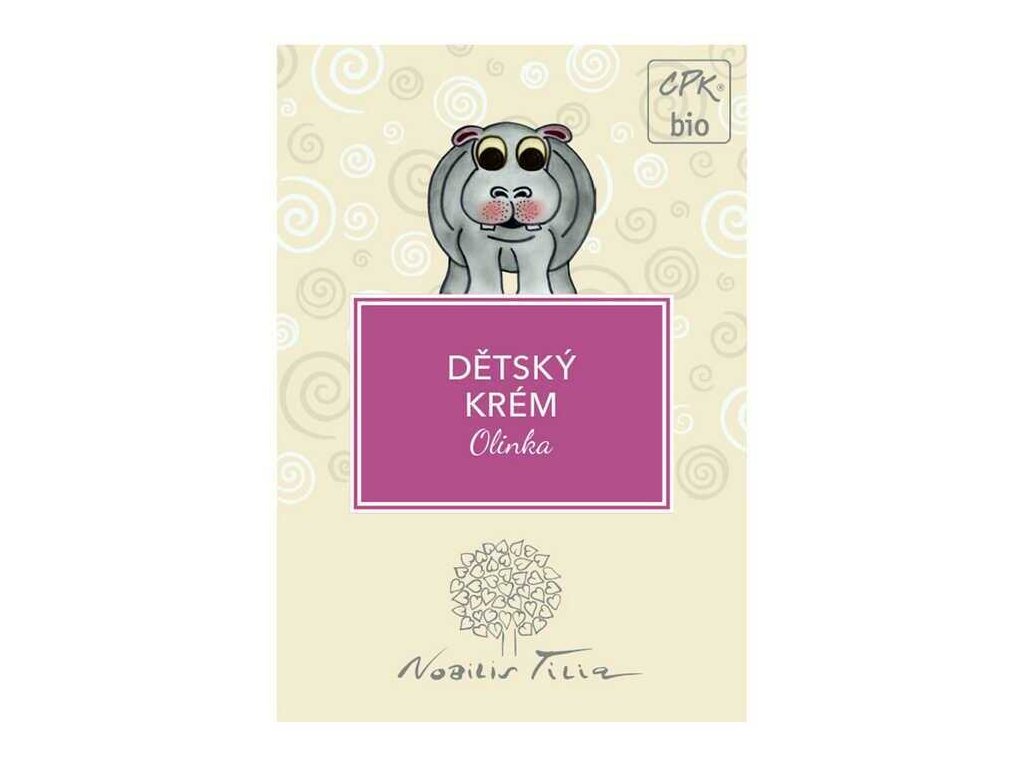 Detský krém Olinka Nobilis Tilia vzorka