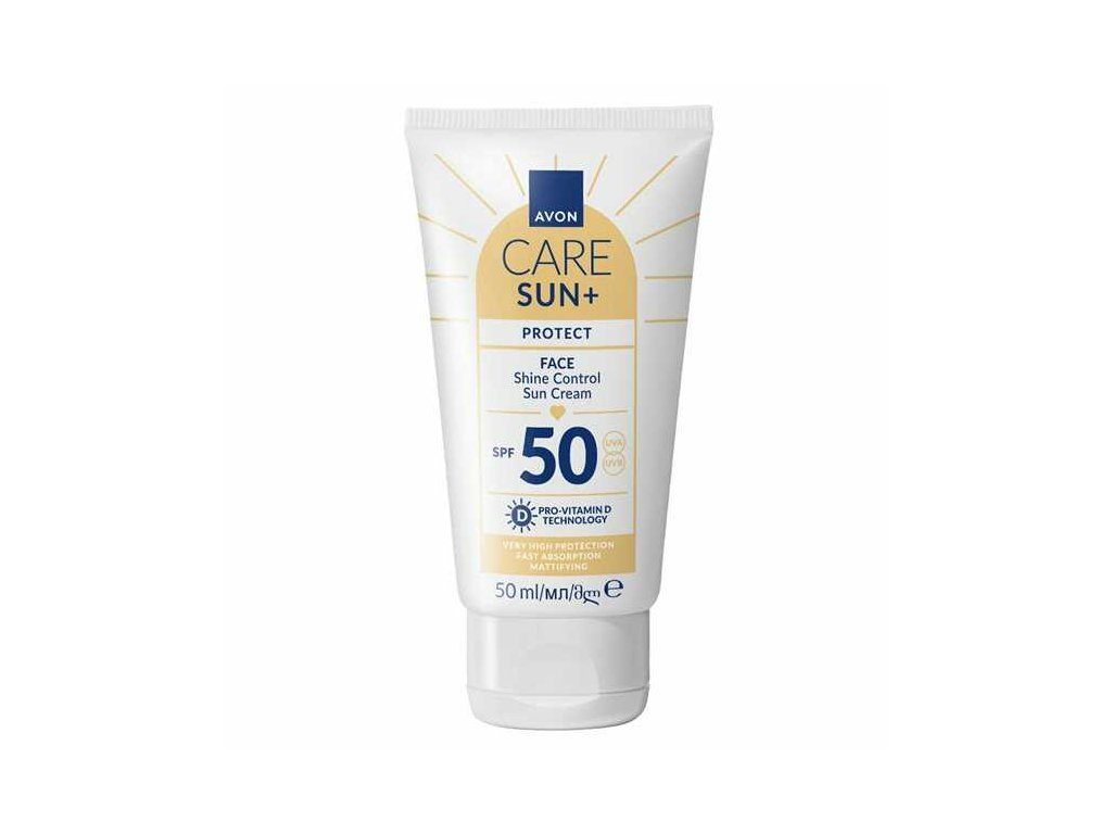 Zmatňujúci pleťový krém na opaľovanie s OF50 AVON