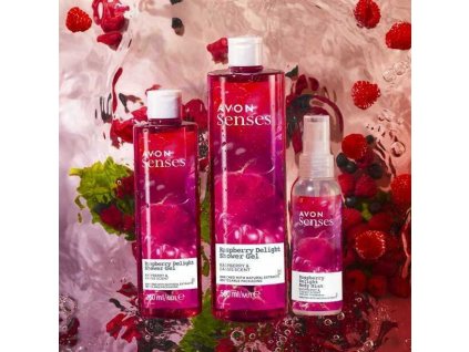 Pena / Sprchovací gél Raspberry Delight AVON