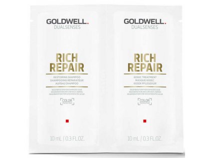 Šampón a kondicionér na suché vlasy Rich Repair Goldwell vzorka