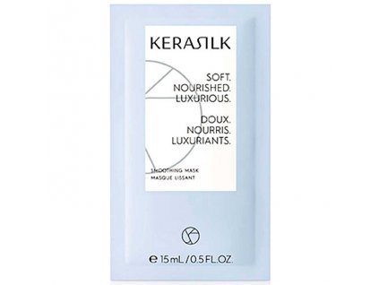 Hĺbková vyhladzujúca maska ​​pre krepaté a nepoddajné vlasy Kerasilk Smoothing Mask vzorka