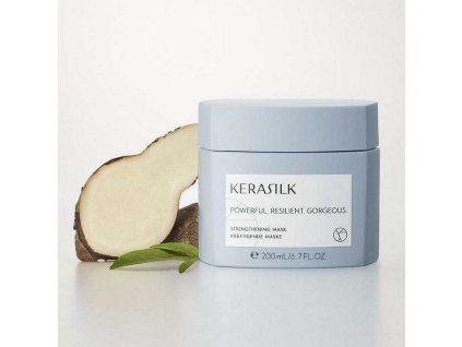 Posilňujúca maska pre jemné, zľahnuté a slabé vlasy Kerasilk Strengthening Mask 200ml