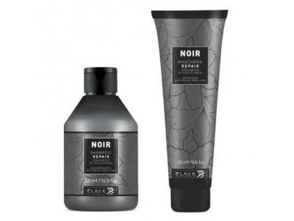 Obnovujúci šampón a maska Black Noir Repair