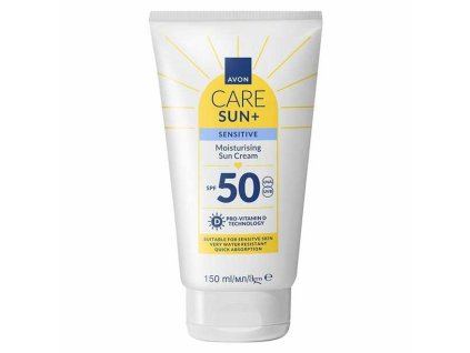 Pleťový krém na opaľovanie s OF50 pre citlivú pleť AVON