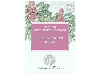 Regeneračný krém na rozšírené žilky Nobilis Tilia vzorka