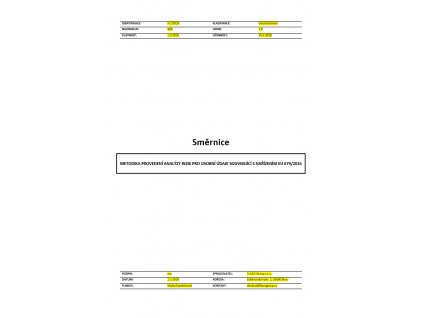 Metodika analyza rizik