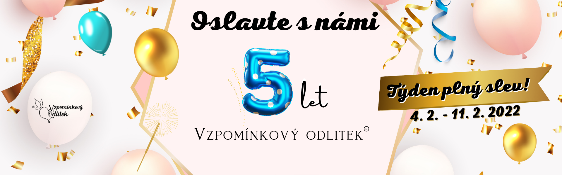 Slavíme 5. narozeniny