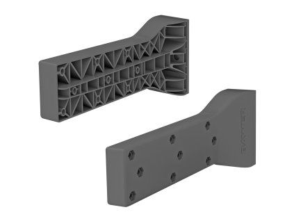 drzak bedny horizontalni 420 mm plastovy