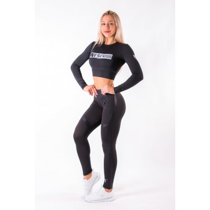 Croptop W8 Fitness čierny