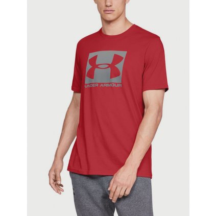 Tričko Under Armour BOXED SPORTSTYLE SS-RED
