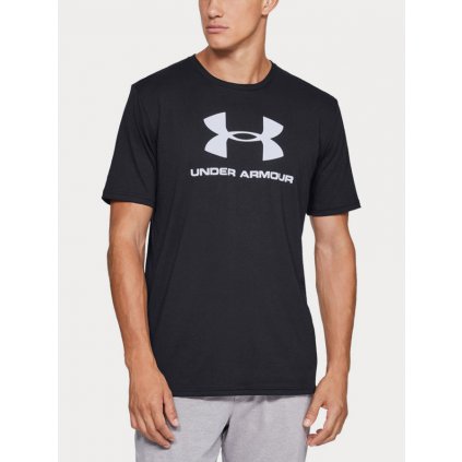 Tričko Under Armour Sportstyle Logo Ss-BLK