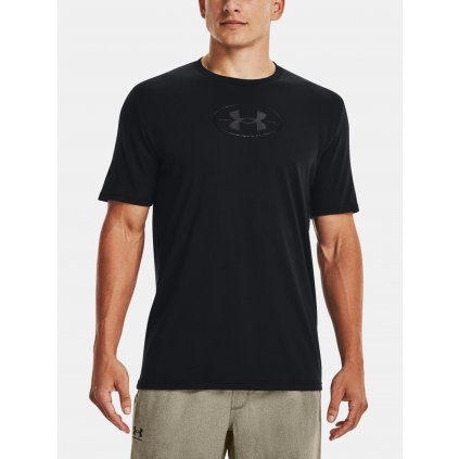 T-shirt Under Armour UA REPEAT BRANDED SS-BLK