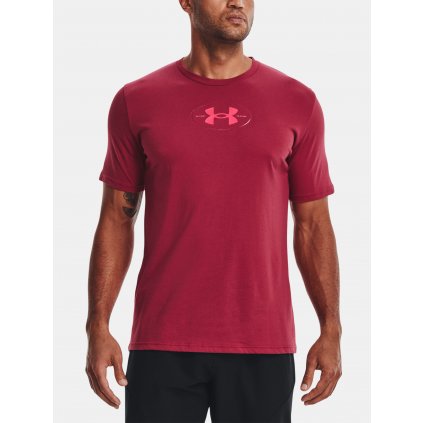 T-shirt Under Armour UA REPEAT BRANDED SS-PNK
