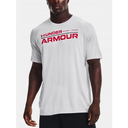 Tričko Under Armour UA TECH 2.0 WORDMARK SS-GRY