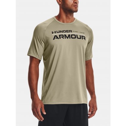 Tričko Under Armour UA TECH 2.0 WORDMARK SS-GRY