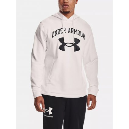 Mikina Under Armour RIVAL TERRY BIG LOGO HD-WHT