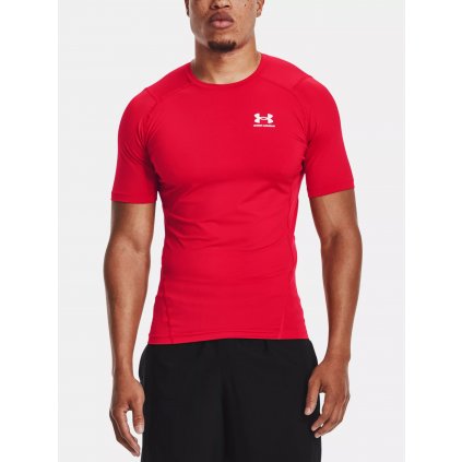 Kompresné tričko Under Armour HG Armour Comp SS-RED