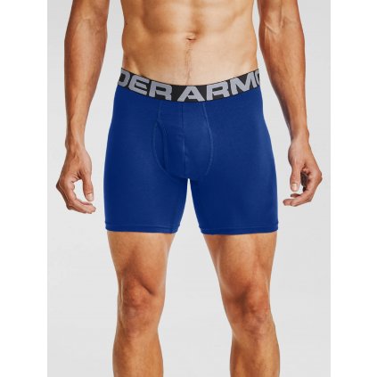 Boxerky Under Armour Charged Cotton 6in 3 Pack-BLU