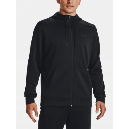 Hoodie Under Armour UA Armor Fleece FZ Hoodie-BLK