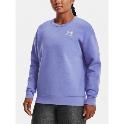 Mikina Under Armour Essential Fleece Crew-BLU