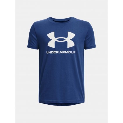 Tričko Under Armour UA SPORTSTYLE LOGO SS-BLU