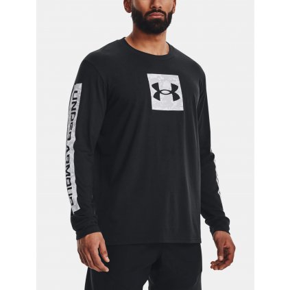 Tričko Under Armour UA CAMO BOXED SPORTSTYLE LS-BLK