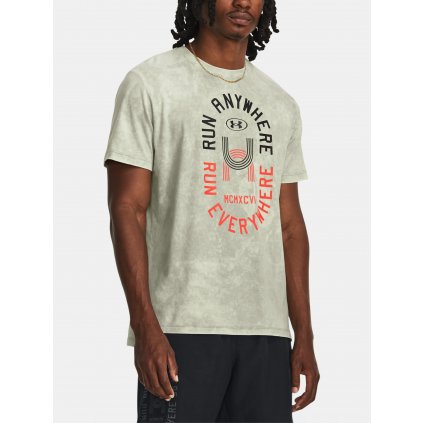 Tričko Under Armour RUN ANYWHERE TEE-GRN