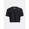 Tričko Under Armour UA COLLEGIATE CREST CROP SS-BLK