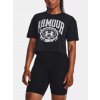 Tričko Under Armour UA COLLEGIATE CREST CROP SS-BLK