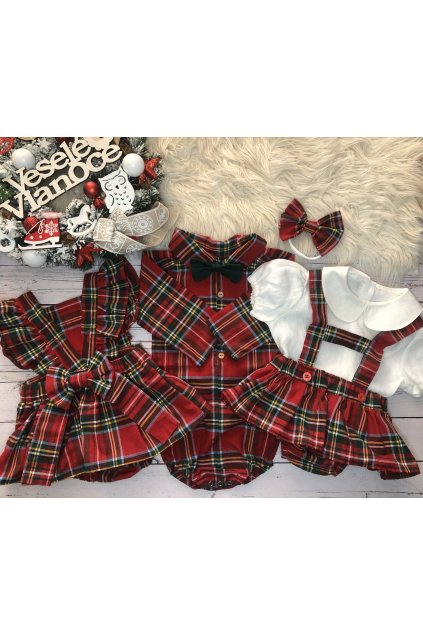 Vianočné šaty/košeľa/sukňa pre deti