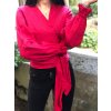 Dámsky ľanový zavinovací top Isabella