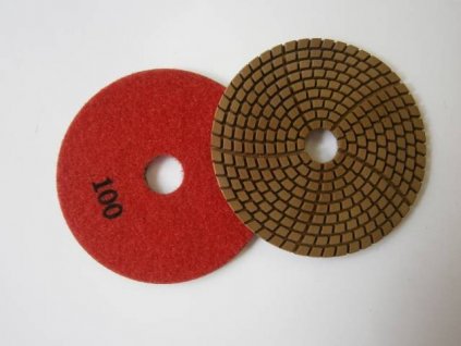 Brusné dia flex kotouče - suchý zip, prům.100 mm, keramická vazba, zrnitost: 100