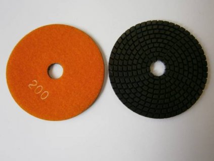 Brusné dia flex kotouče - suchý zip, prům.100 mm, keramická vazba, zrnitost: 200
