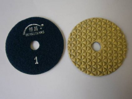 Brúsny kotúč, suchý zips, priemer 100 mm, suché brúsenie, č.1