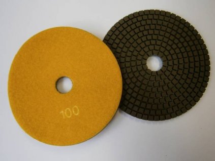 Brusné dia flex kotouče - suchý zip, prům.125 mm, keramická vazba, zrnitost: 100