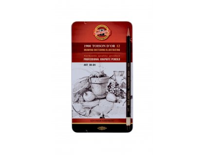 KOH-I-NOOR Sada ceruziek ART 8B-8H 1902