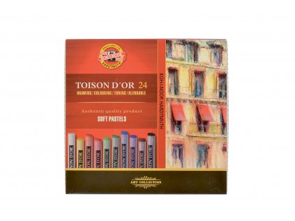 KOH-I-NOOR TOISON D´OR Sada prašných umeleckých pastelov 24 ks /8514