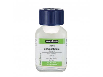 50 065 Schmincke - Lesklý závěrečný lak s obsahem syntetických pryskyřic na olejomalbu 60ml