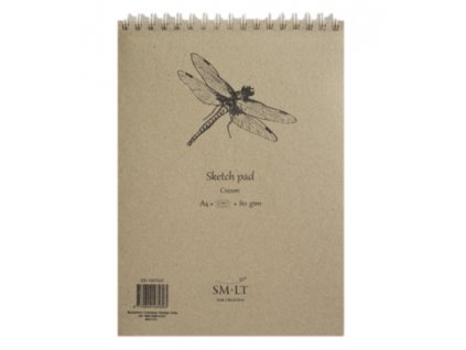 SM.LT Sketch pad Cream A4, 100 listov, 80g/m2