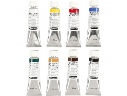 Schmincke AKADEMIE akrylové barvy 60ml, různé odstíny
