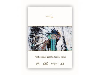 SM.LT Professional quality Acrylic paper 420g/m2, 10 hárkov, rôzne rozmery