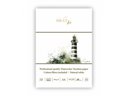 SM.LT Professional quality watercolor paper Torchon 250 g/m2, 10 listov, rôzne rozmery