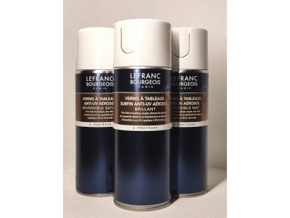 Záverečný lak LEFRANC v spreji s UV ochranou, 400ml, rôzne druhy